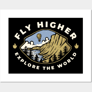 Fly Higher - Explore The World Posters and Art